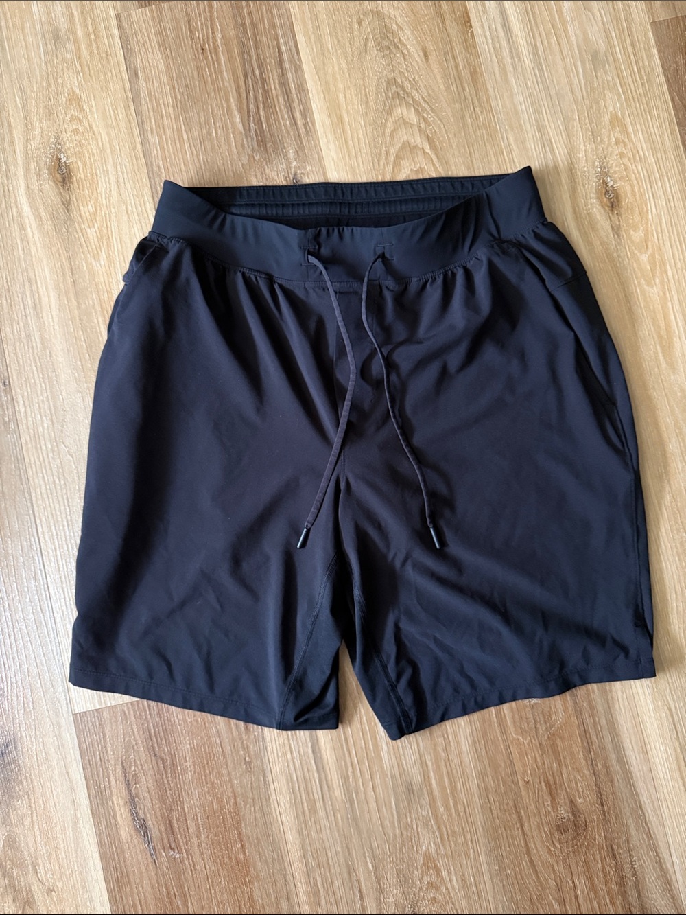 lululemon lined Men's Black Performance Drawstring Shorts